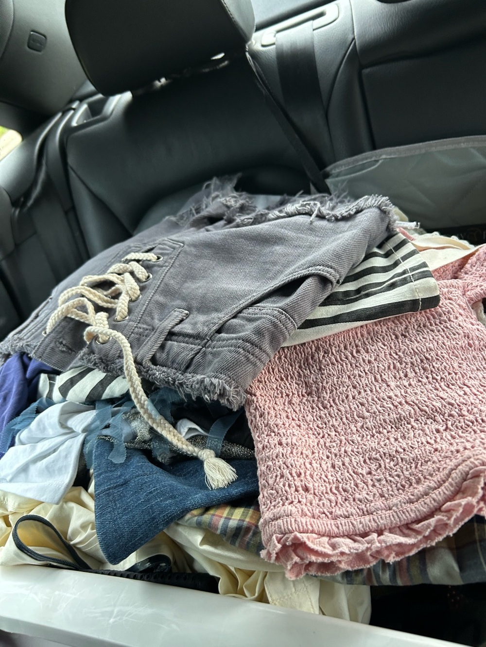 Basket of clothing summer brand names